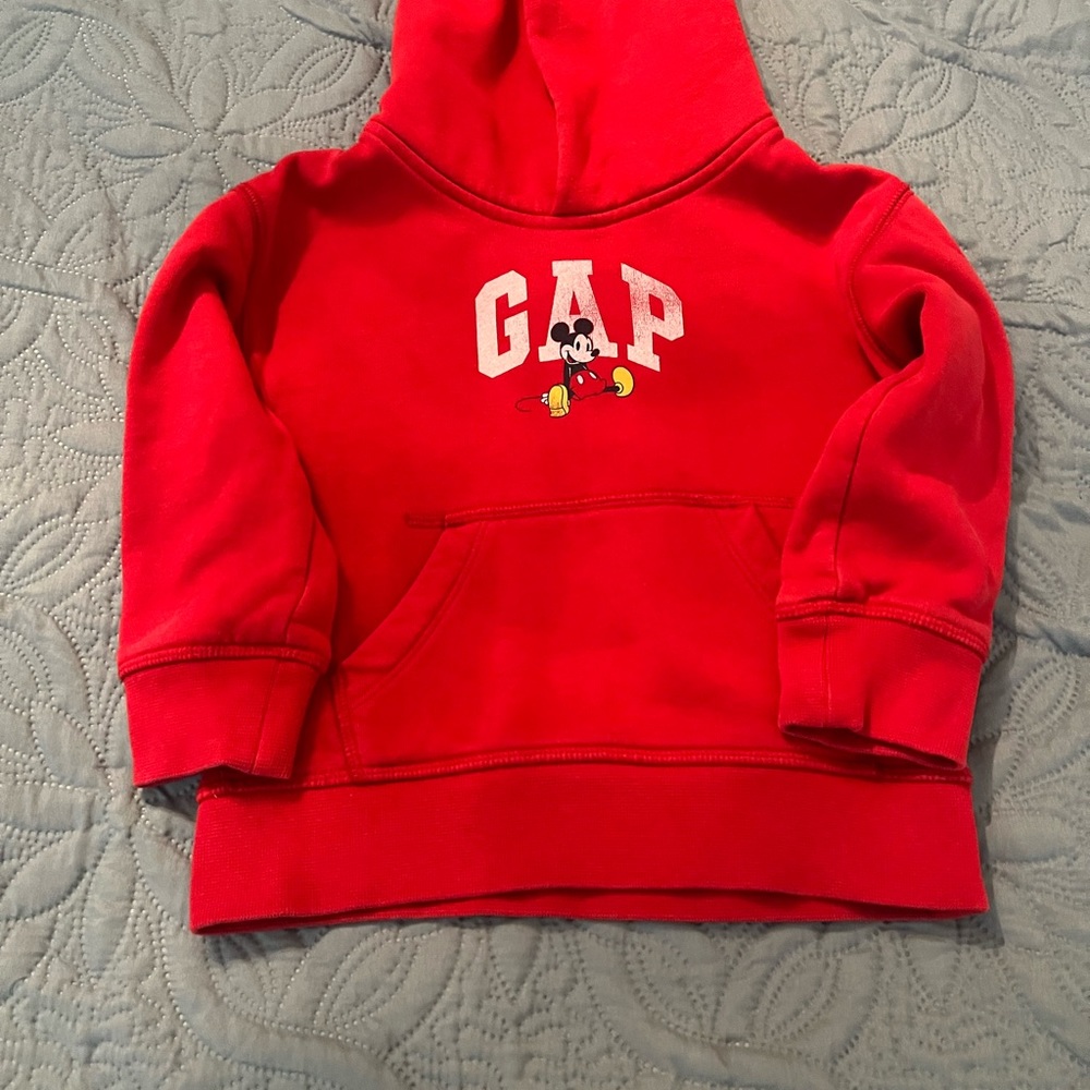 Red gap Disney Mickey Mouse sweater